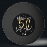 50th birthday initials personalized favor gift ping pong ball<br><div class="desc">Fun 50th birthday gift. Ideal party favor or gift for your golf loving friend or relative. Part of a collection.</div>