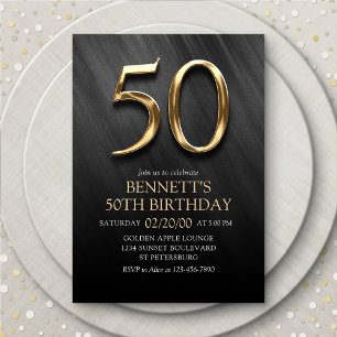 50th Birthday Invitation