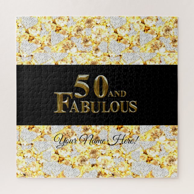 50th Birthday  Jigsaw Puzzle (Vertical)