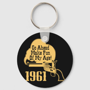 50th Birthday Key Ring