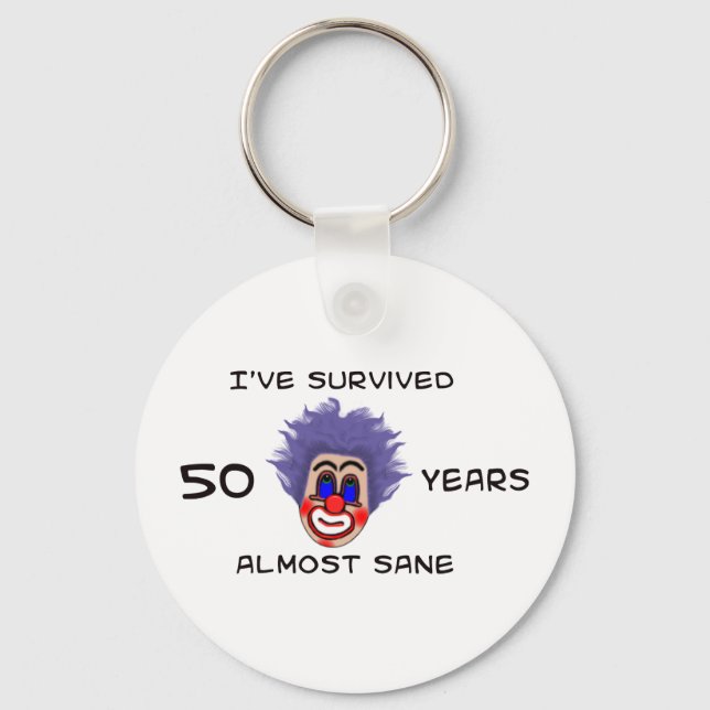 50th Birthday Key Ring (Front)