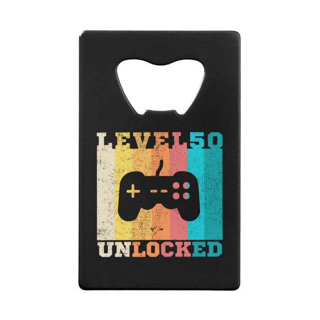 50th Birthday Level 50 Unlocked (Front)