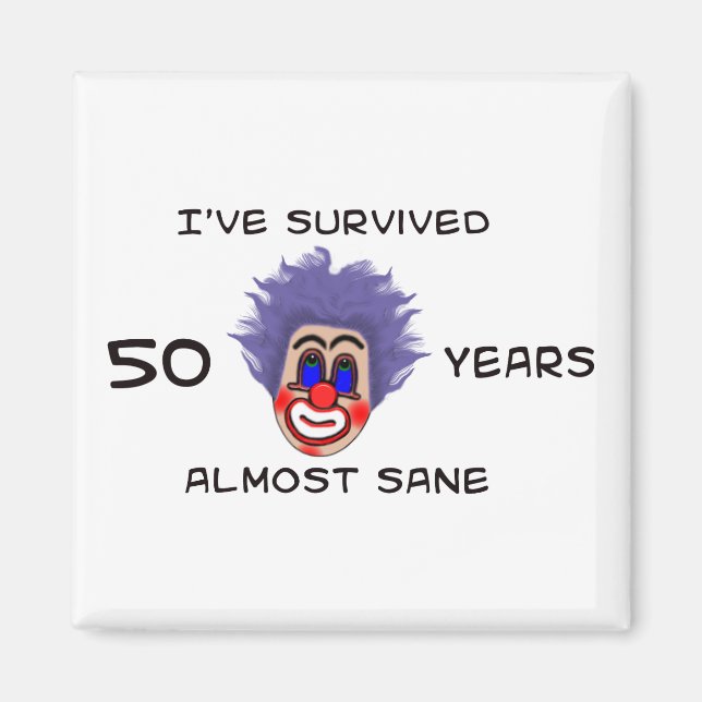 50th Birthday Magnet (Front)