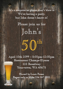 Man 50th Birthday Invitations Zazzle Com Au