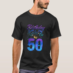 50th Birthday Mermaid Theme 50 Year Old B Day Part T-Shirt