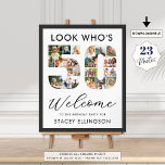 50th Birthday Number 50 23 Photos Look Who's 50 Poster<br><div class="desc">50th Birthday Number 50 23 Photos 50th Birthday Number 50 23 Photo Look Who's 50 Welcome Poster Print Sign. Celebrate a 50th birthday with this customisable birthday party photo welcome sign featuring your custom title (shown with LOOK WHO'S 50), a photo collage of 23 pictures in the shape of the...</div>