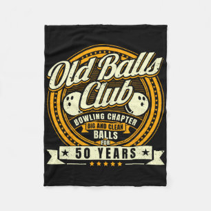 50th Birthday Old Bylls Club 50 Years Bylls Bowlin Fleece Blanket