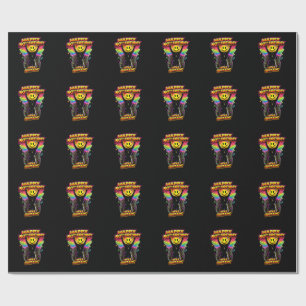 50th Birthday old skool raver Scottish rave scene  Wrapping Paper
