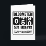 50th Birthday Oldometer Card<br><div class="desc">It's time to measure your age with our trusty oldometer! But don't worry,  getting older is just a number.
This birthday card is the perfect way to show just how long you have loved someone on their birthday. Mark that special day with a milestone birthday card.</div>