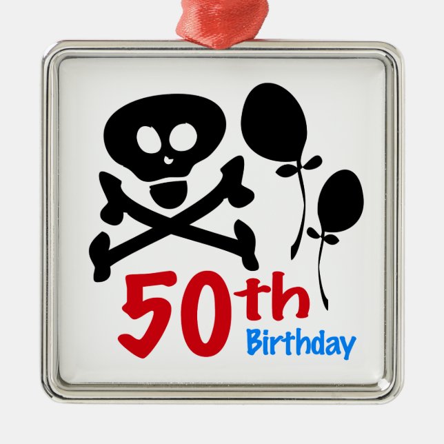 50th Birthday Ornament (Front)