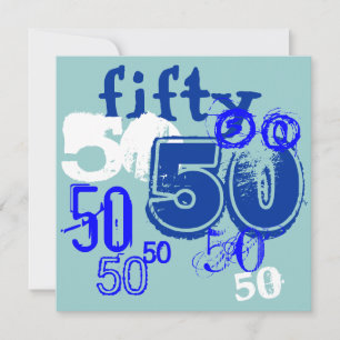 50th Birthday Party Invitation