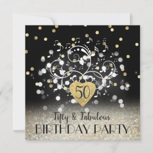 50th birthday party invitation