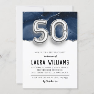 50th Birthday Party Invitation