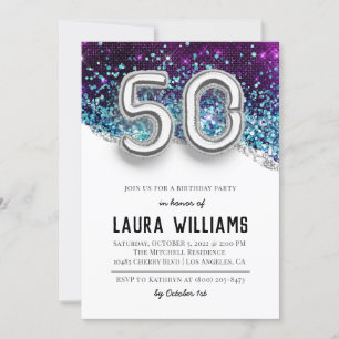 50th Birthday Party Invitation