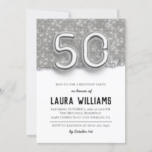 50th Birthday Party Invitation