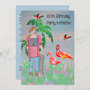 50Th Birthday Party Invitation for Woman