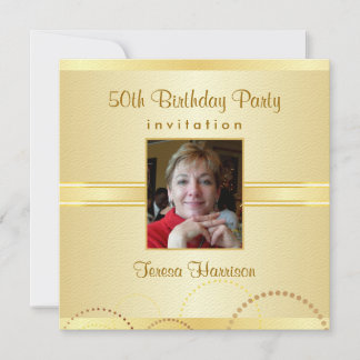 50th Birthday Party Invitations - Create Your Own