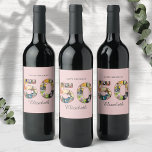 50th Birthday Party Photo Collage Dusty Blush Pink Wine Label<br><div class="desc">Easily edit the text and photos to suite your occasion. Look who's birthday it is. Turning a new decade is a great time to celebrate! Want to help somebody celebrate on their 50th birthday? These photo birthday party wine labels will enhance the big day of fun with friends and family...</div>