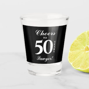 50th Birthday Personalised Shot Glass
