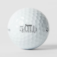 50th Birthday Personalised Titleist Pro V1