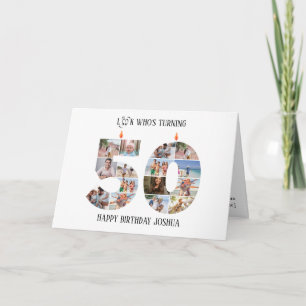 50th Birthday Photo Card