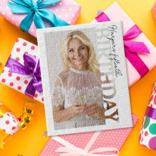 50th Birthday Photo college Party  Jigsaw Puzzle