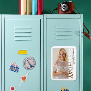 50th Birthday Photo college Party Magnet