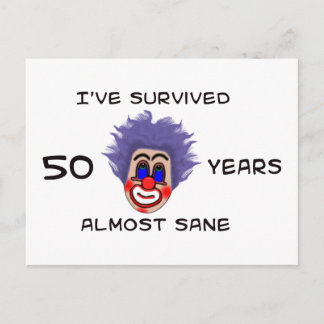 50th Birthday Postcard