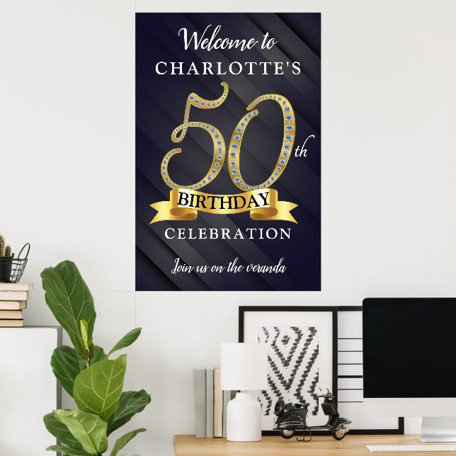 50th Birthday  Poster (Home Office)