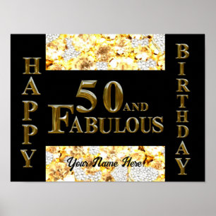 50th Birthday  Poster