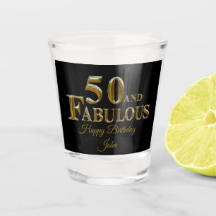 50th Birthday  Shot Glass
