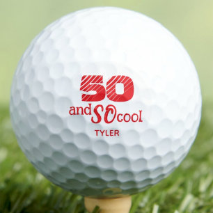 50th Birthday Son Gift SO Cool Custom Golf Balls