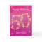 50th Birthday - Star Number - Pink - Age 50