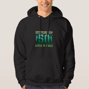 50th Birthday Tennis 50 Years Old Tennis Player Bi Hoodie