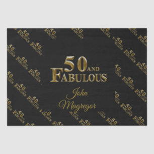 50th Birthday  Tissue Paper