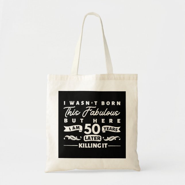 50th Birthday Tote Bag (Front)