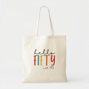 50th Birthday Tote Bag