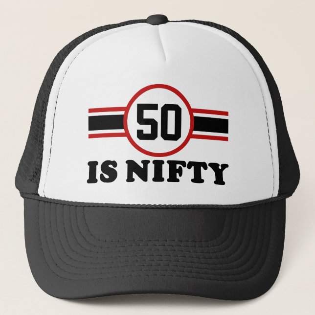 50th Birthday Trucker Hat (Front)