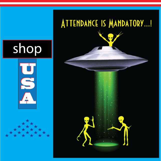 50th Birthday 👽🎉 UFO Alien Abduction PARTY Invitation (Creator Uploaded)