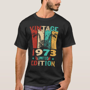 50th Birthday Vintage 1973 Limited Edition 50 Yrs  T-Shirt