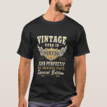 50th Birthday Vintage Born 1975 Mens T-Shirt<br><div class="desc">50th Birthday Vintage Born 1975 Mens</div>