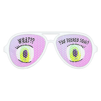 50th BIRTHDAY. WHAT!? YOU TURNED 50!? Aviator Sunglasses