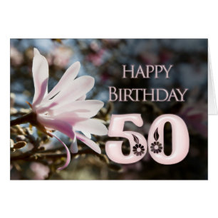 50th Birthday with magnolia