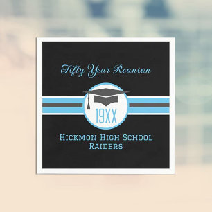 50th Class Reunion party napkins