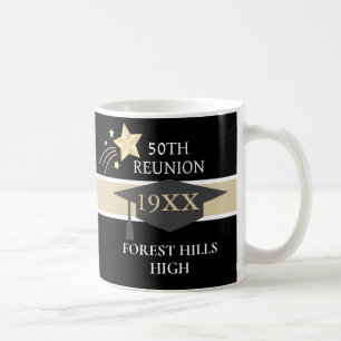 50TH class reunion School colours coffee mug