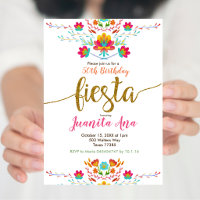 50th Fiesta Surprise Birthday Party Invitation