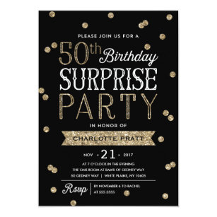 Suprise 50 Invitations 2