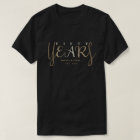 50th Gold Black Wedding Anniversary Gift