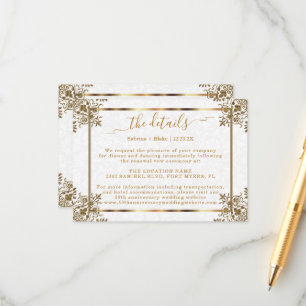 50th Golden Anniversary Detail Enclosure Card