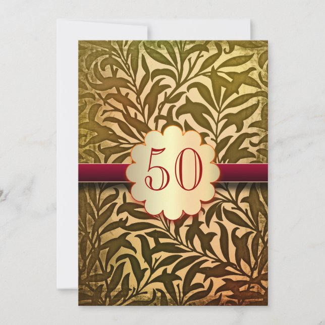 50th golden anniversary invitations (Front)